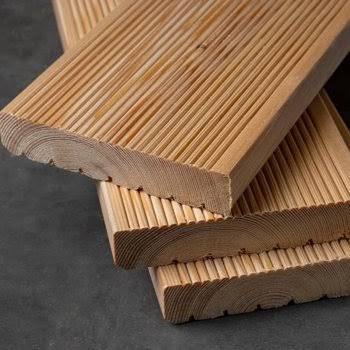 Tarima exterior de alerce Perfil B Alerce 27*142*4000 AB