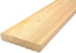 Tarima exterior de pino 28*140*3000 AB